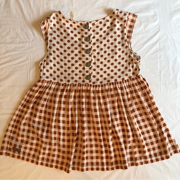 Matilda Jane Scoop Neck Orange Peplum Cap Sleeve Top Size M - Picture 4 of 9